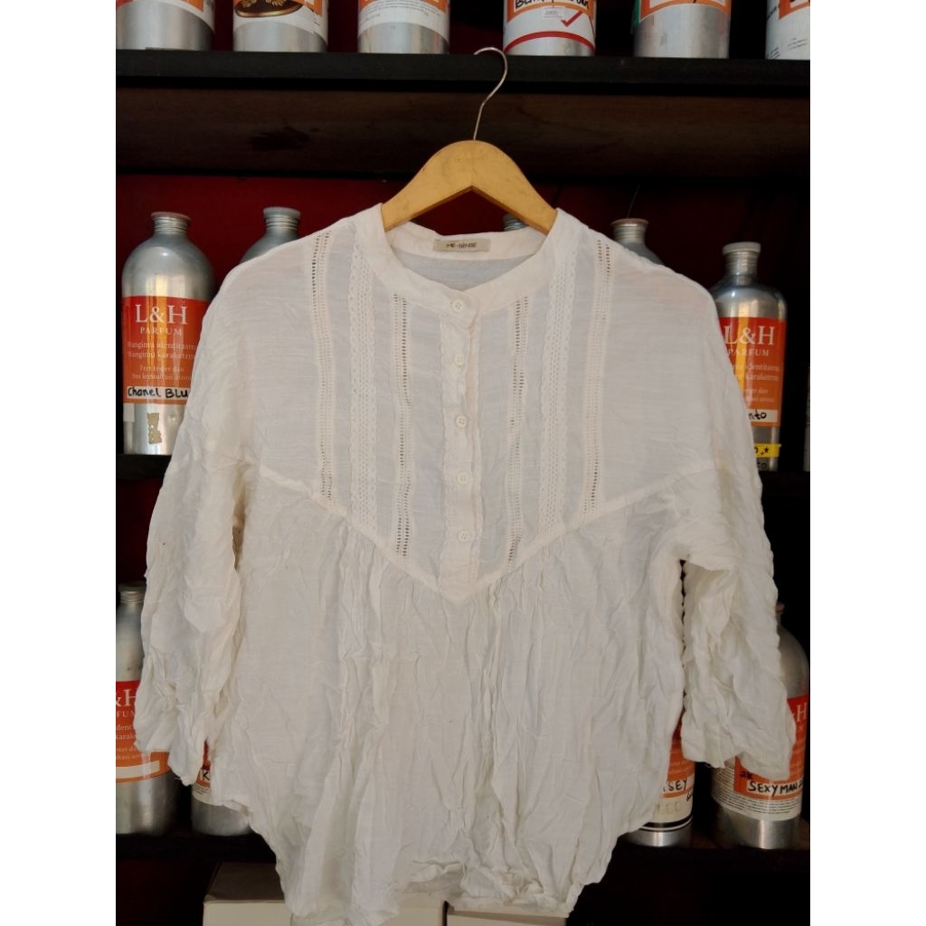 Kemeja wanita jumbo oversize branded pl preloved good quality