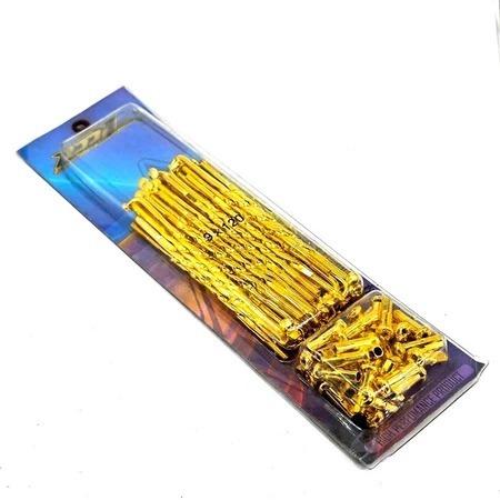 153HiJ RUJI 9X120 GOLD ULIR EMAS JARI JARI MOTOR supra jupiter mx vega fitnew revo karisma vario mio