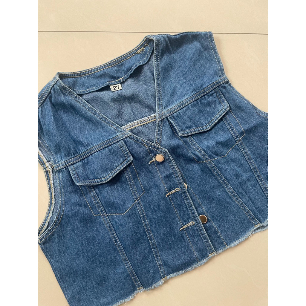 Jeans set (rompi + rok)