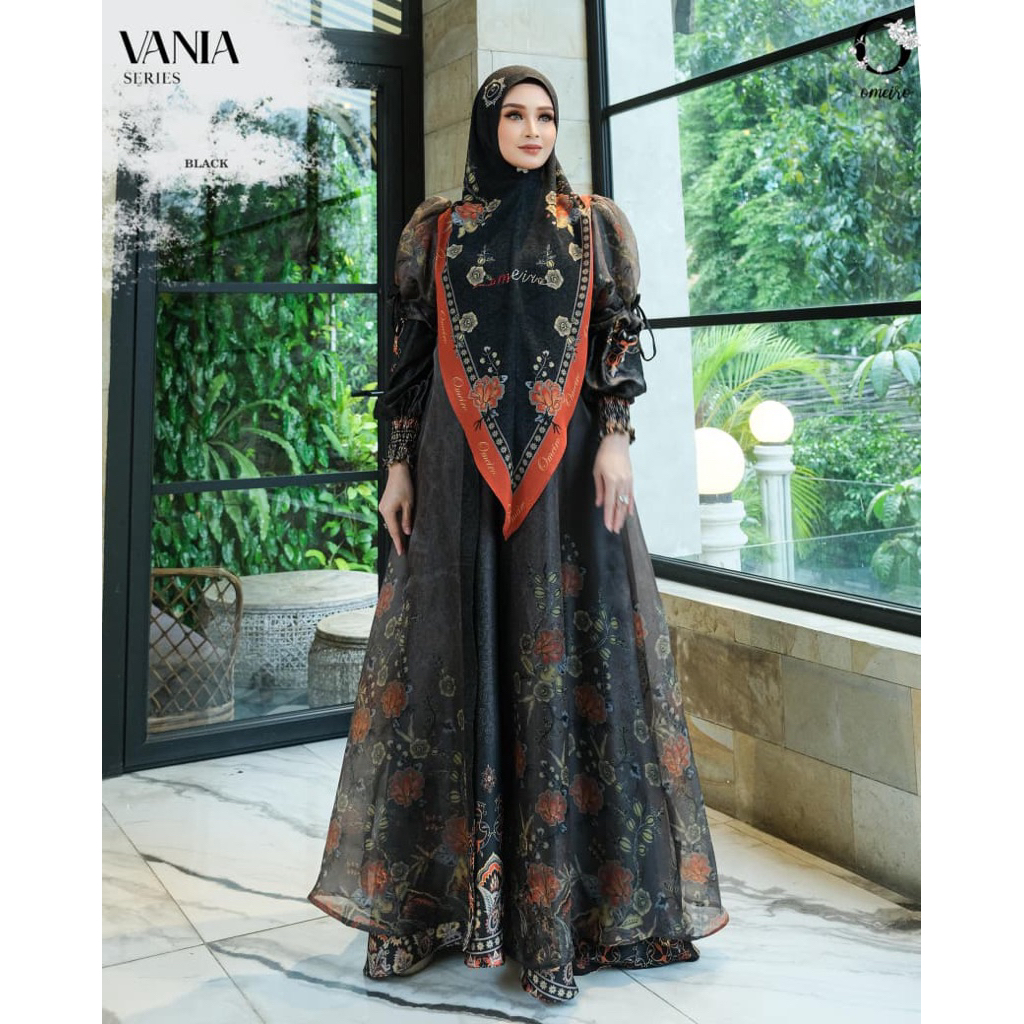 Mozza syar’i By Omeiro Vania Series Gamis Terbaru