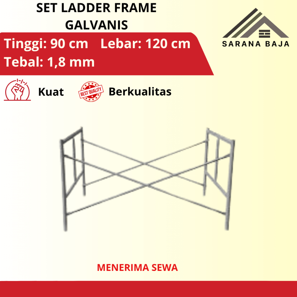 SET LADDER FRAME 90 SCAFFOLDING - STEGGER
