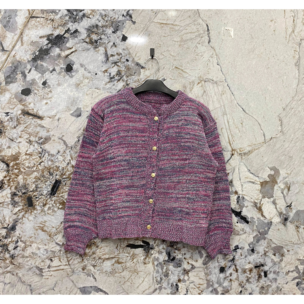 RITA CARDIGAN TWIST BAJU RAJUT OVERSIZE ATASAN WANITA KOREAN STYLE