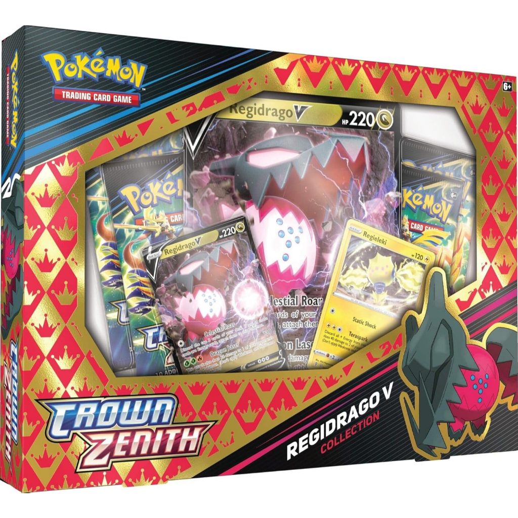 POKEMON TCG: CROWN ZENITH COLLECTION - POKEMON V REGIELEKI OR REGIDRAGO