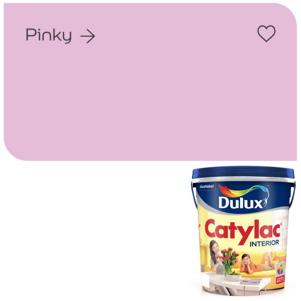Dulux Catylac Interior RM 5Kg Pinky 43327 Cat Tembok Dulux Interior