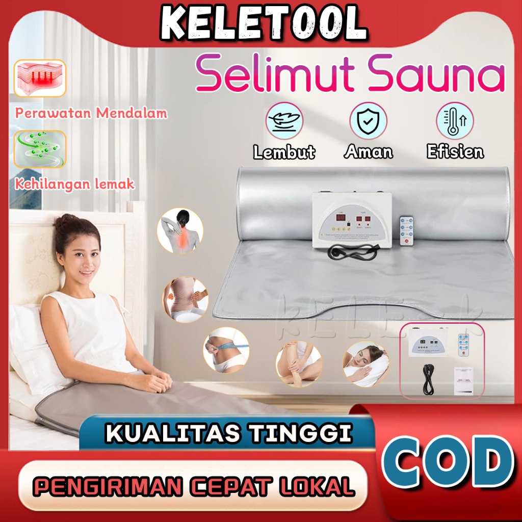 selimut sauna melangsingkan tubuh Sauna Blanket Slimming Body Alat Pelangsing Tubuh Selimut Pemanas 