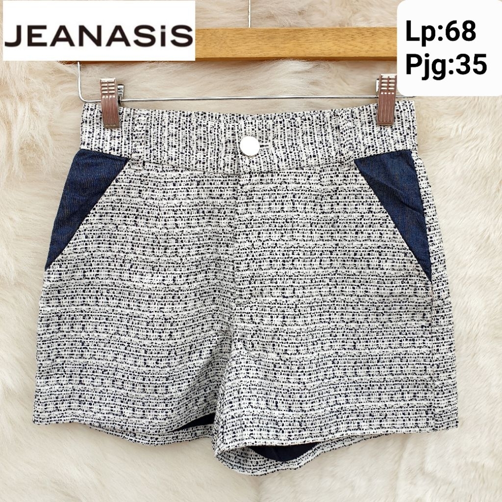 JEANASIS Tweed Hotpants Short Pants Celana Pendek