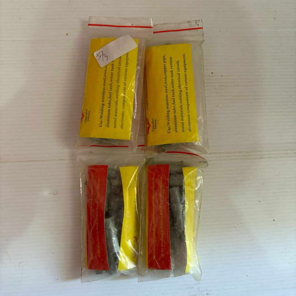 (box28) BATANG LAS TIMAH SUHU RENDAH BATANG LAS ALUMUNIUM LOW TEMPERATUR BATANG KAWAT LAS UNIVERSAL 