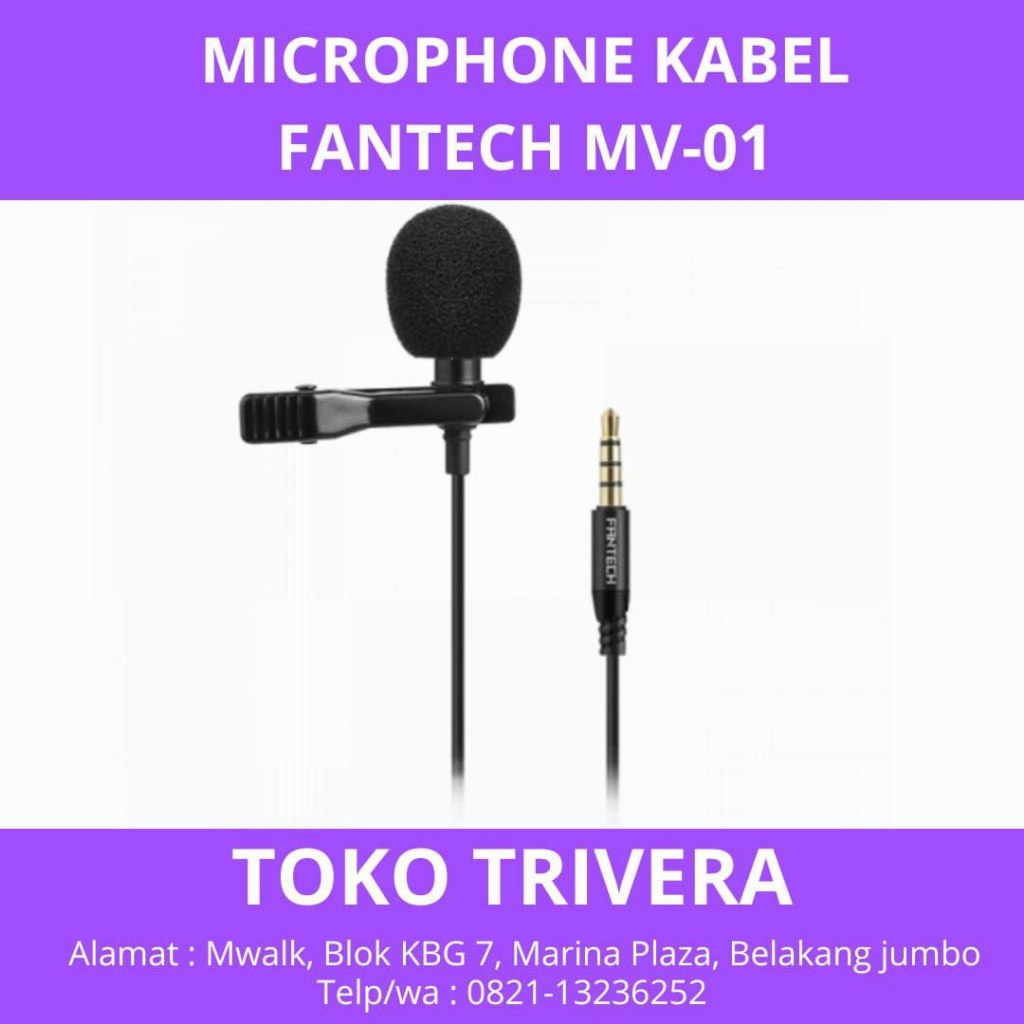 Microphone Kabel Fantech Mv-01/Microphone kabel