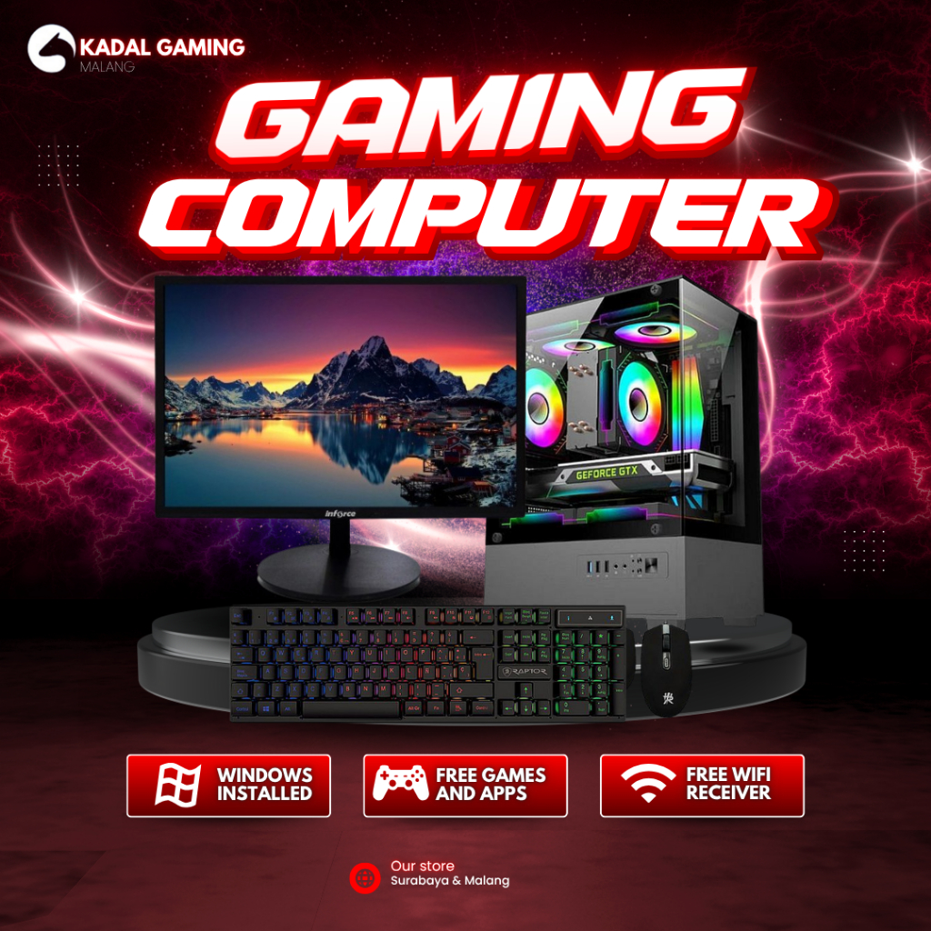 PC FULLSET  INTEL CORE I5 3470 GTX 750TI 4GB 16GB DDR3