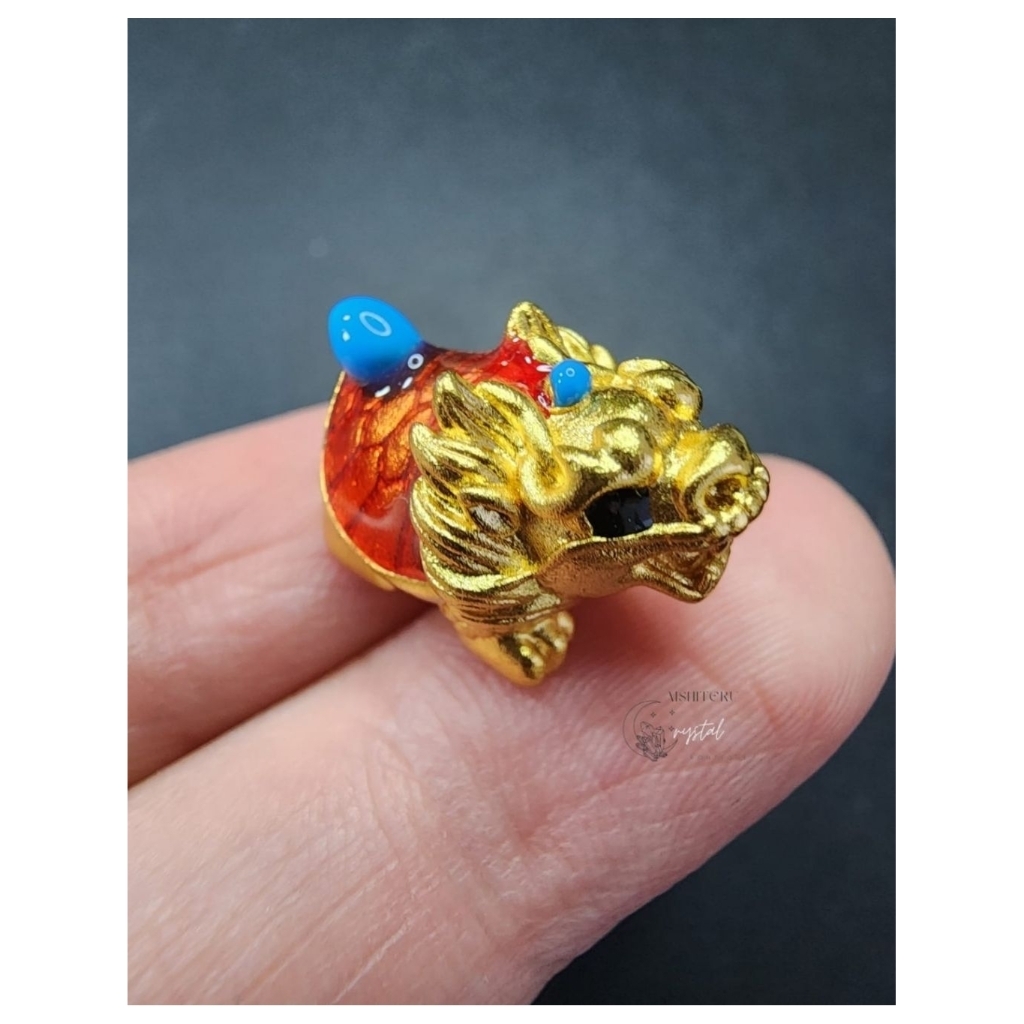 Kode LONGGUI - PADUAN EMAS / Sandgold S999 Charm / Liontin Anti Karat untuk Gelang Crystal / Gelang 