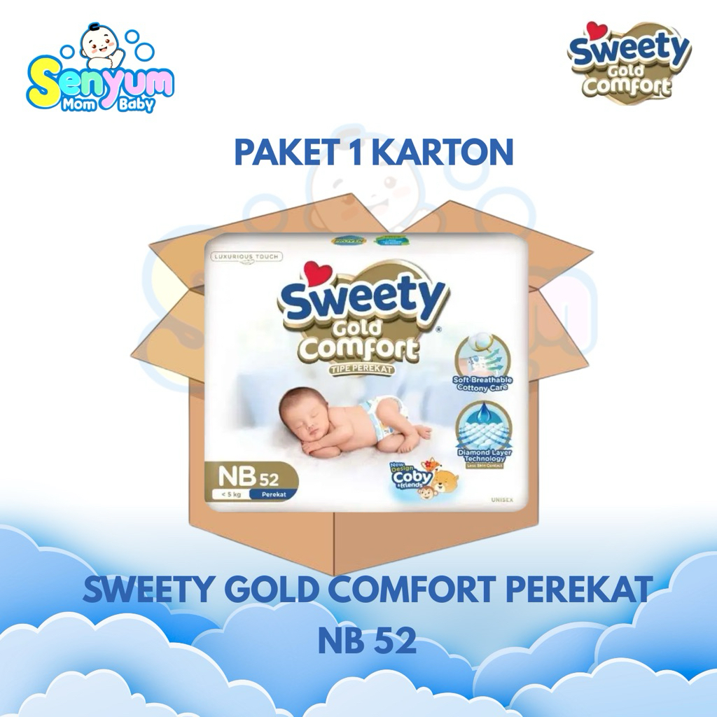 PAKET 1 KARTON SWEETY GOLD COMFORT NB52