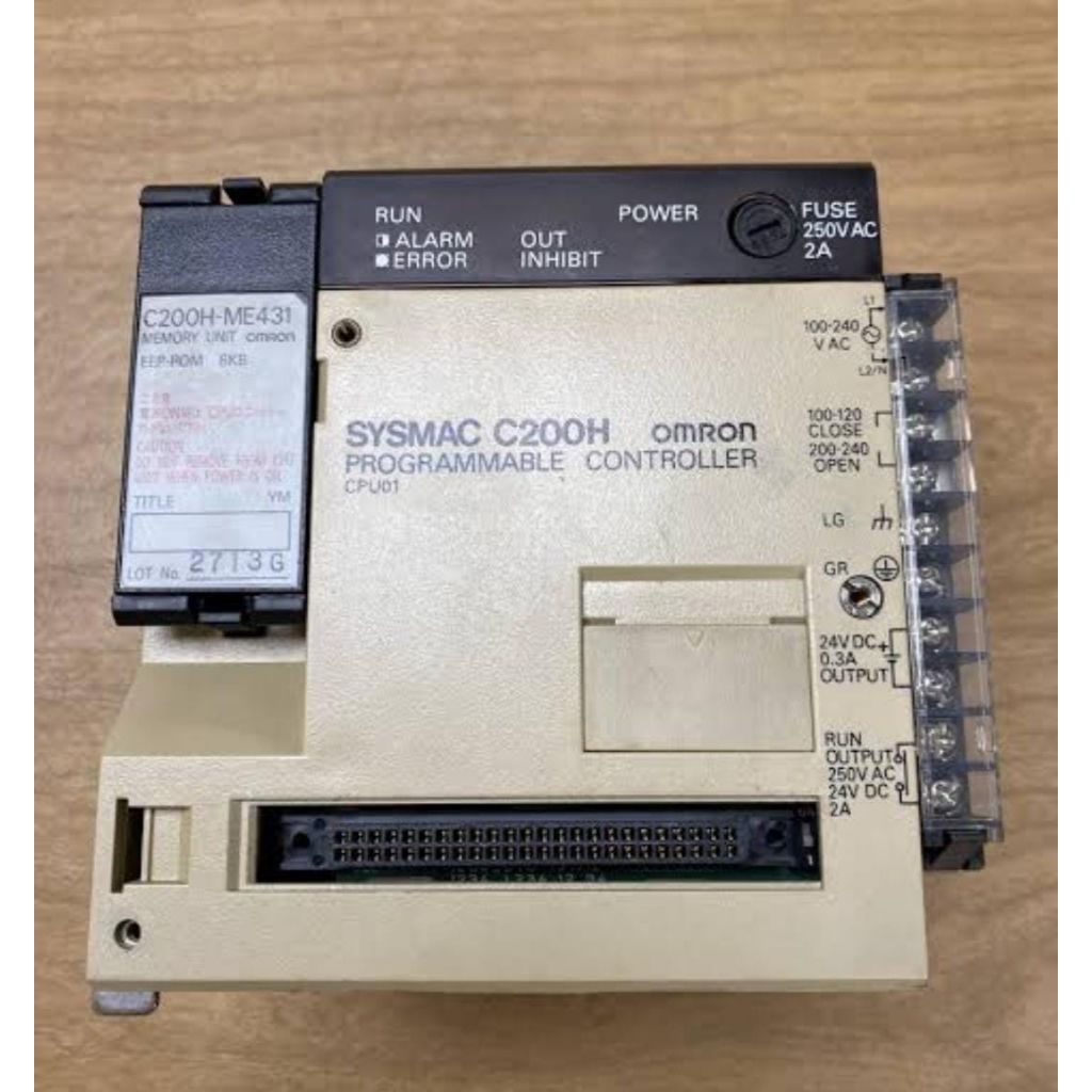 PLC Omron C200H-ME431 second original normal siap pakai