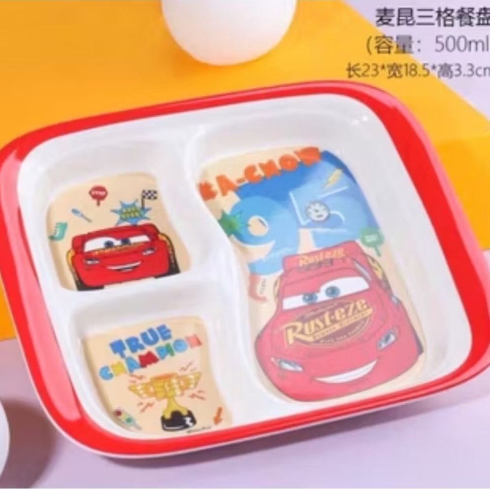 SERBA - piring melamin karakter import car cars mc quuen mcqueen champ disney