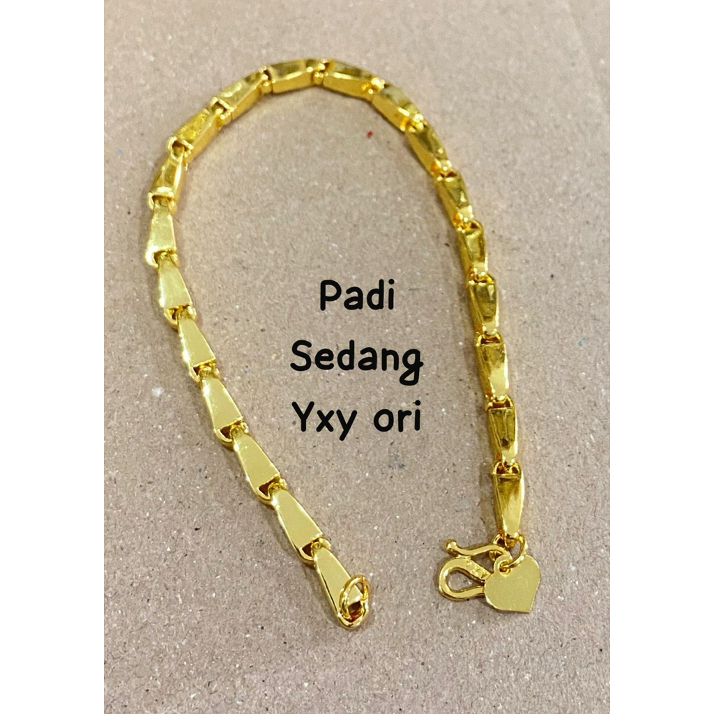 Gelang yaxiya motif Padi, Gelang padi sedang