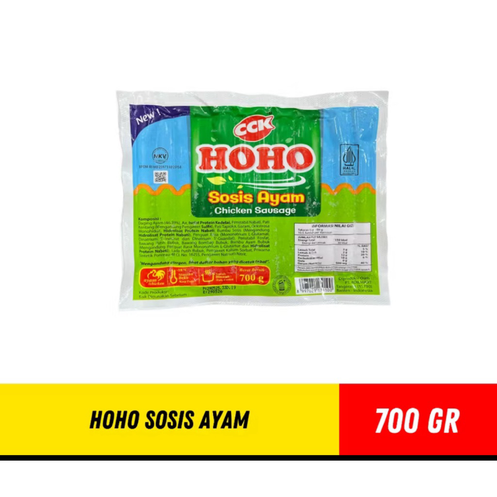 HOHO Sosis Ayam 700g isi 33pc