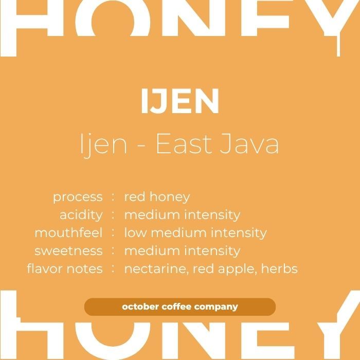 IJEN RED HONEY - Kopi Ijen, Single Origin, Full Arabica