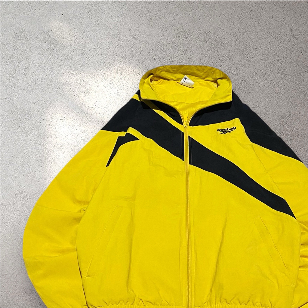 Tracksuit Windbreakers Vintage Colorblock Big Logo Brand Reebok