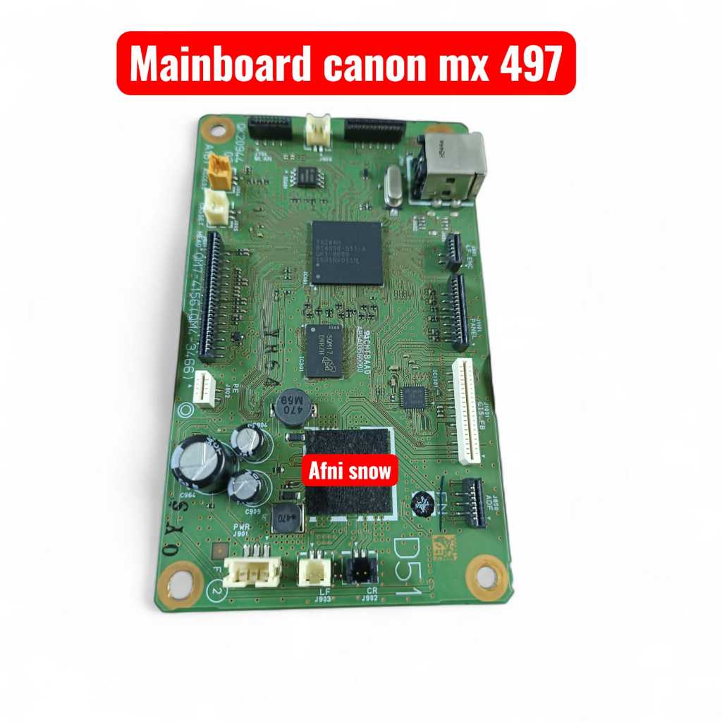Mainboard Canon MX497, Motherboard Printer Canon Pixma MX497 mx497 original used