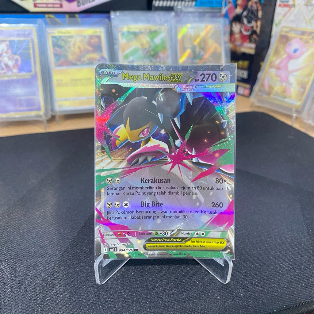Mega Mawile EX 094 /126 RR  TCG Pokemon Evolusi Mega Indonesia