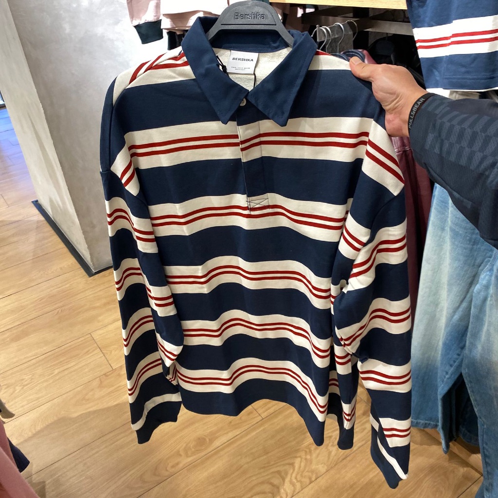 Jastipp. Polo Longsleeve Bershka (MAN)