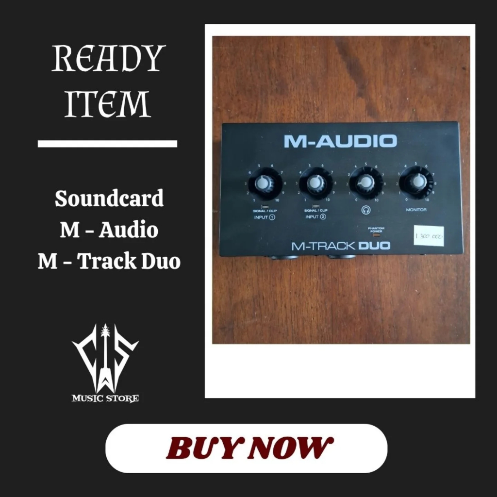 Soundcard M Audio M Track Duo