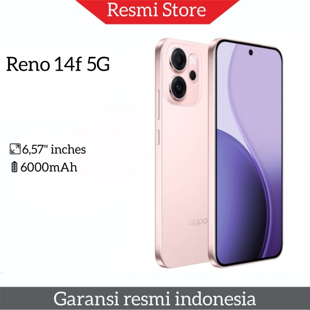 OPO RENO 14F 5G 12/512GB - 12/256GB - 8/256GB GARANSI RESMI OPO