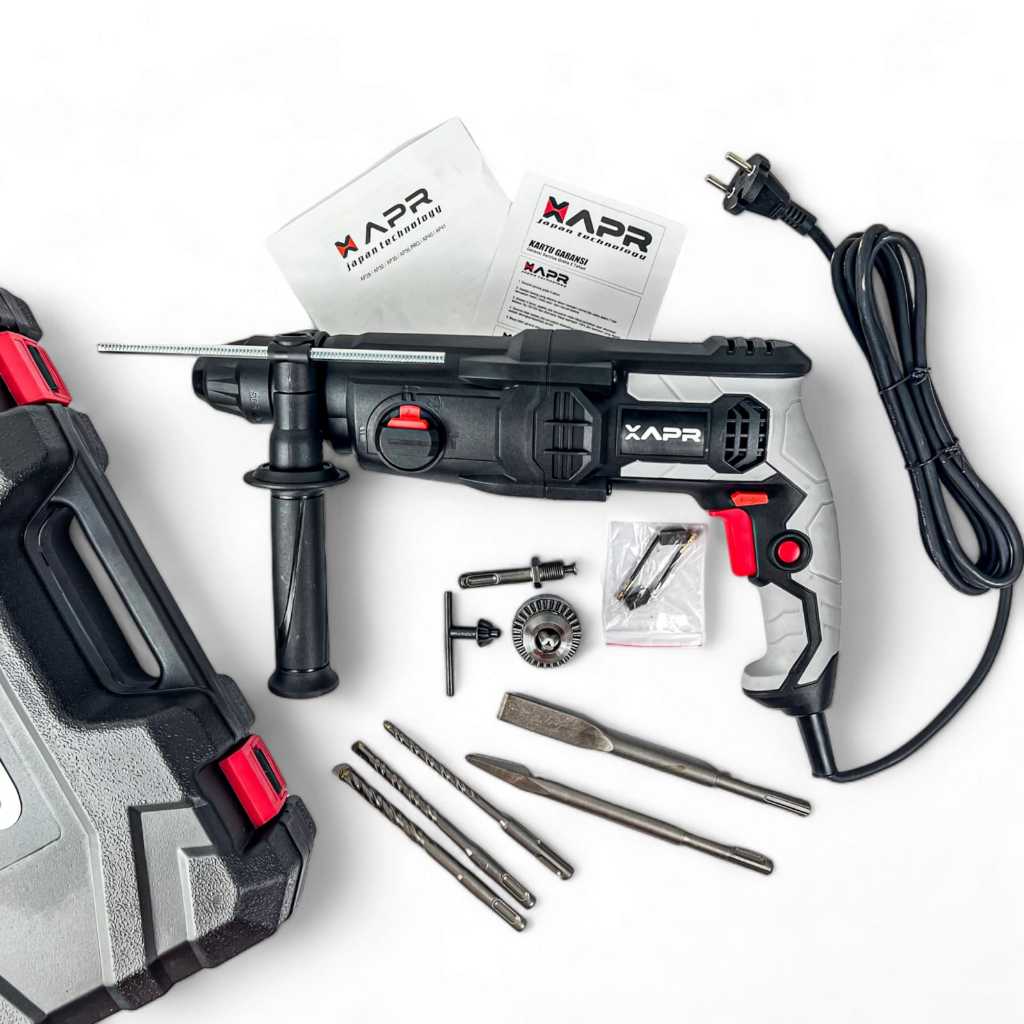 APR AP28PRO Bor Rotary Hammer 3 Fungsi Mesin Bor Cordless Impact Drill