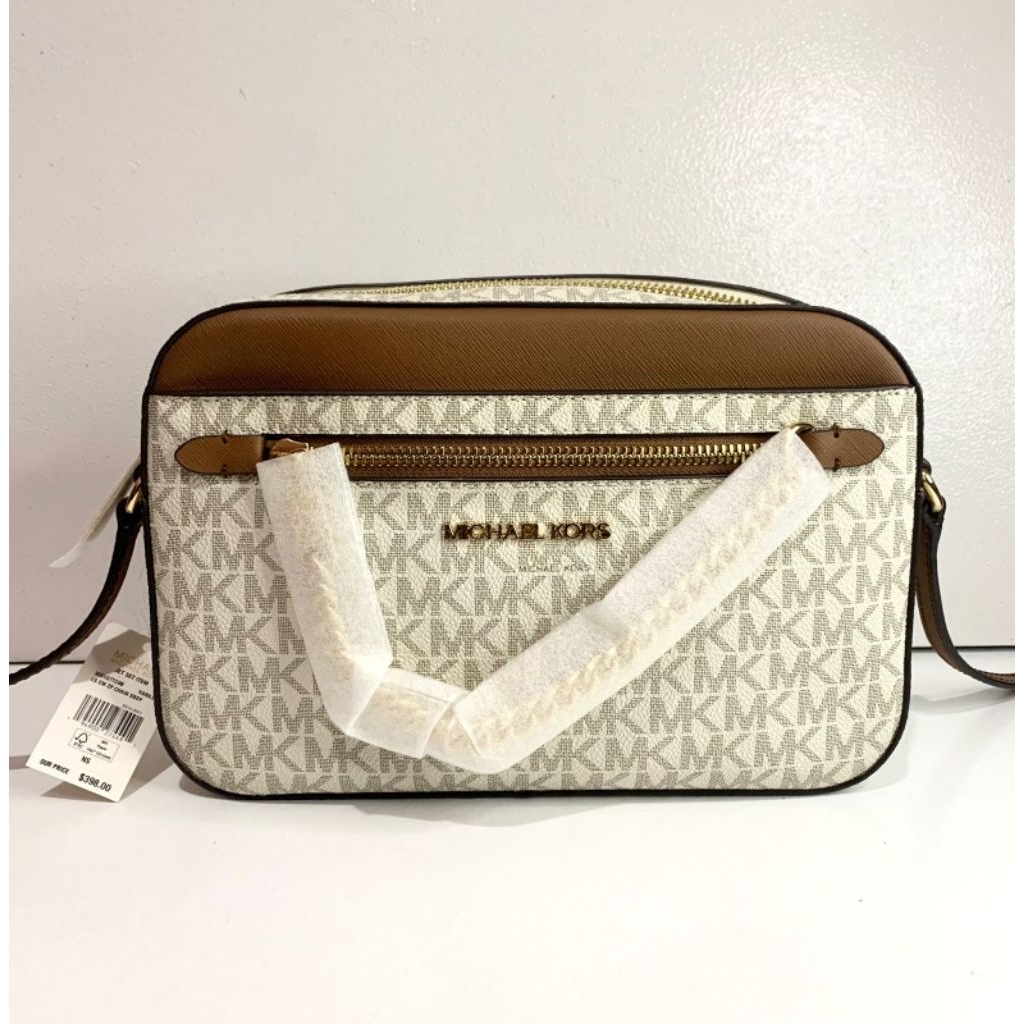 MK jet set item large ew zip chain xbody