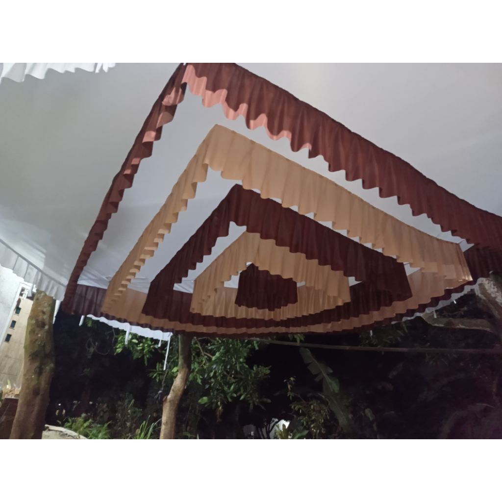 Plafon Arus Tenda 4x3 Meter / Plafon Arus Tenda Pesta / Plafon Dekor Tenda Pesta