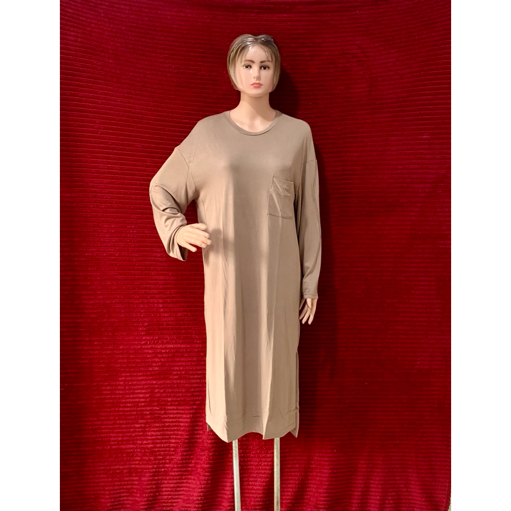 SALEEEE DRESS KAOS MELAR WANITA POLOS HARIAN DASTER RUMAH MURAH