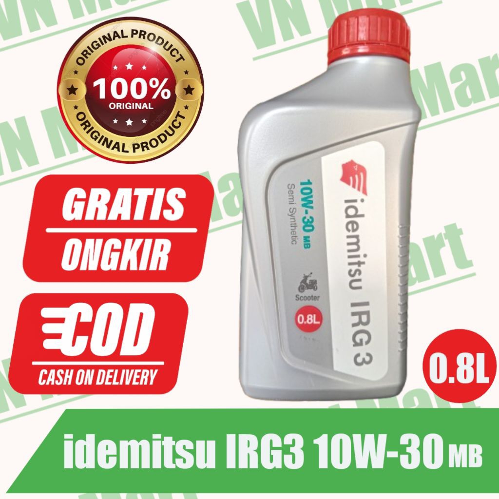 IDEMITSU IRG3 10W-30 MB ( Oli mesin Motor Matic )