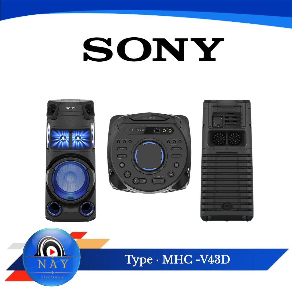 SONY MHC V43 / MHC-V43 / MHC
V43D / MHC-V43D Speaker Karaoke bluetooth