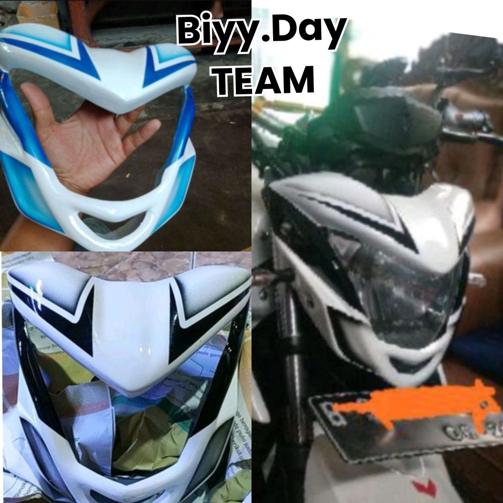 Cover headlamp Lampu Byson karbu Model LENT