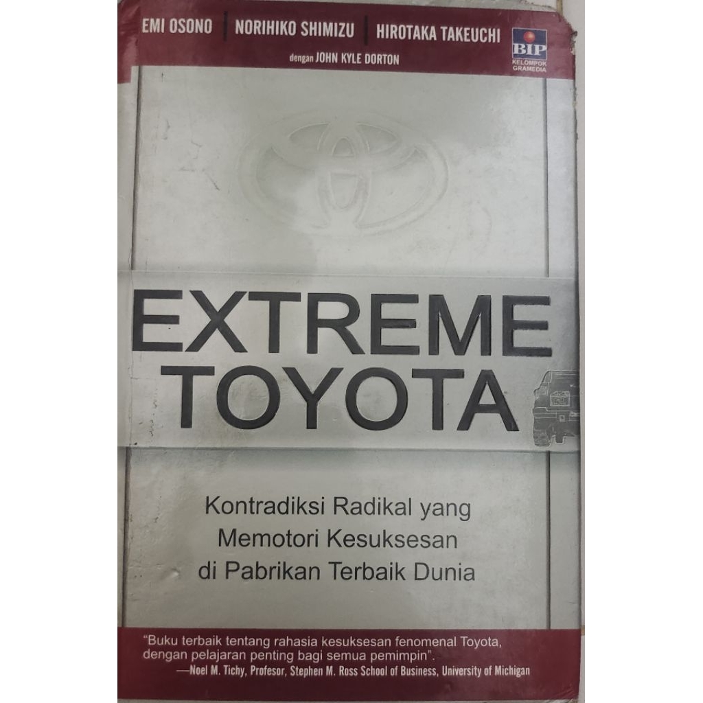 BUKU EXTREME TOYOTA BEKAS ORIGINAL