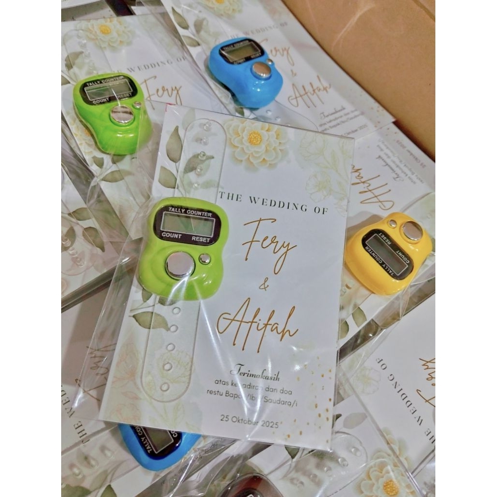 Grosir Tasbih Digital 100pcs, Souvenir Pernikahan, Souvenir Hajatan, Souvenir Tahlil