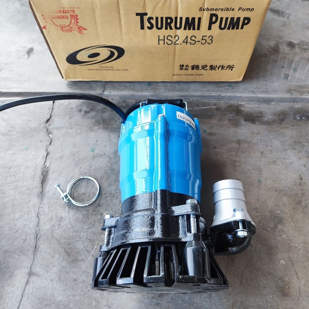 Tsurumi HS2.4S Mesin Pompa Celup Air Kotor 2" inch dim Submersible Pump