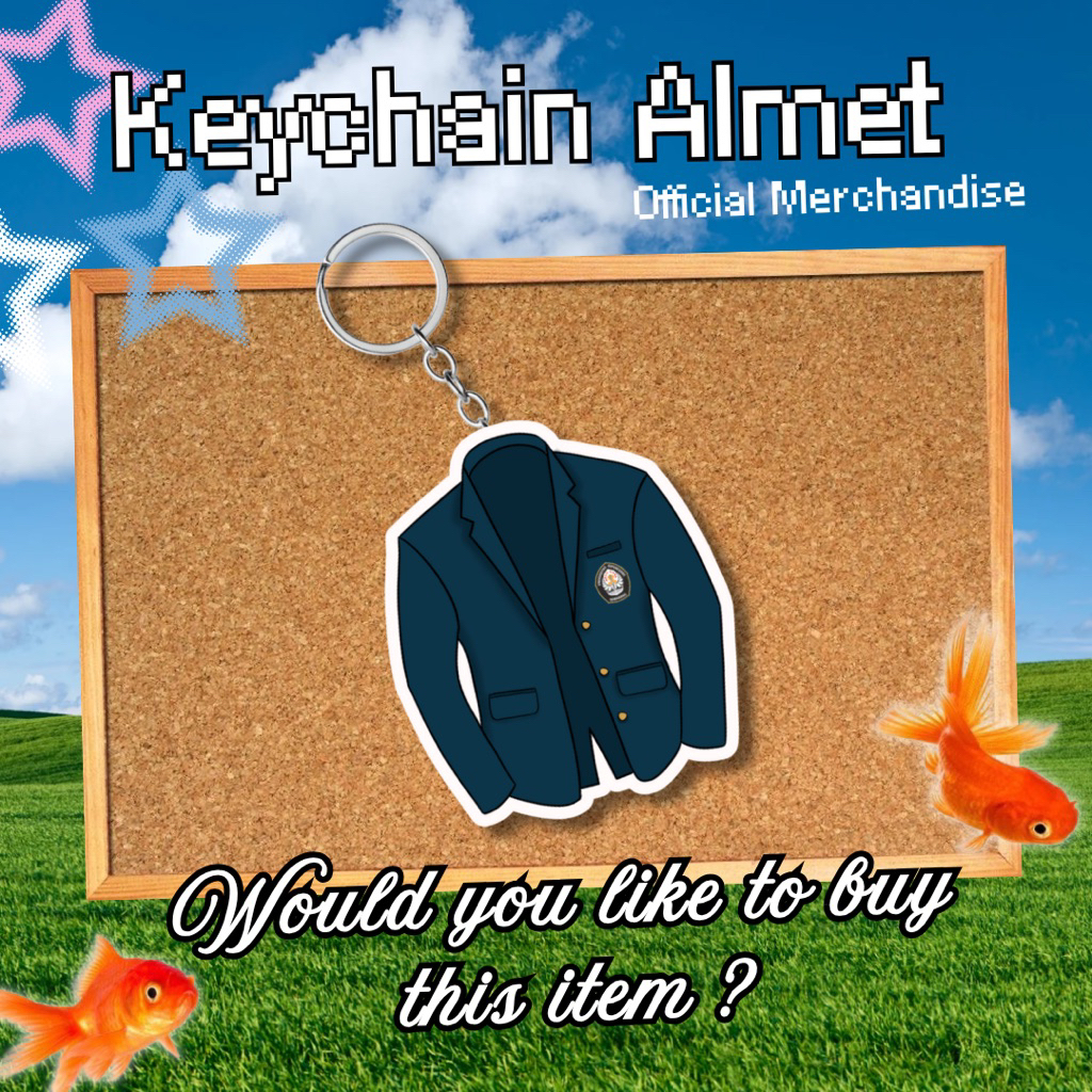 Keychain Almet Undip - Official Merchandise by Ekotif Bem Undip 2025