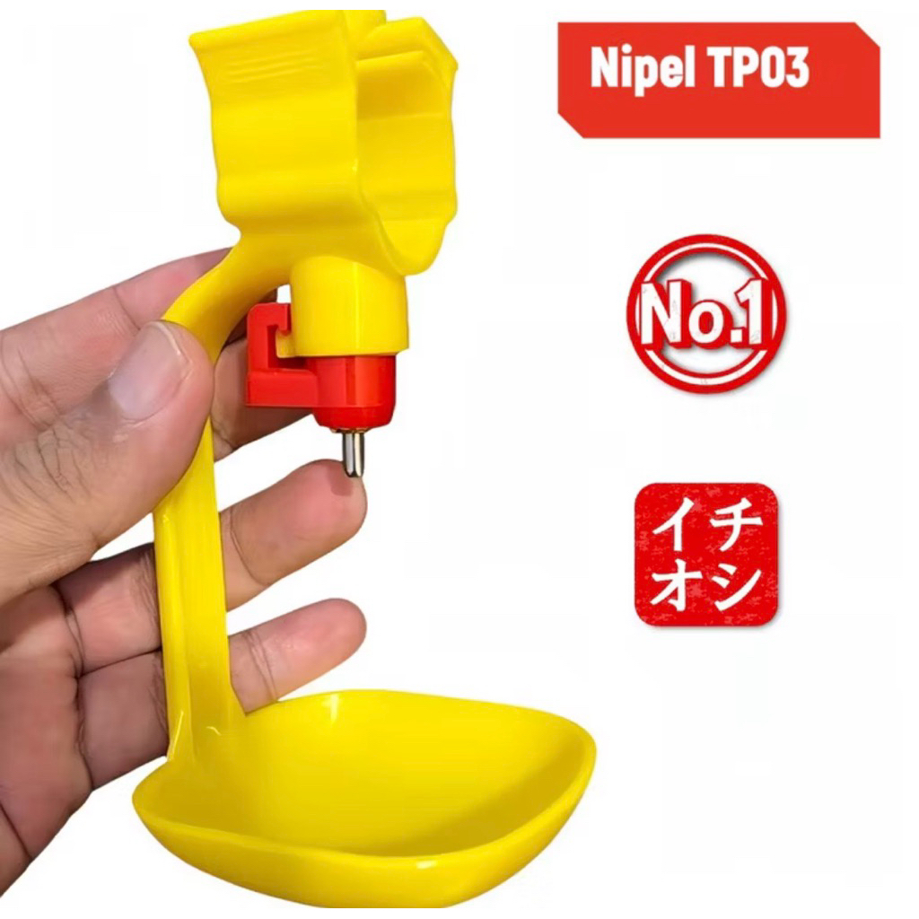 Nipel Nepel Nipple TP03 Trapes Tempat Minum Ayam Potong/Broiler