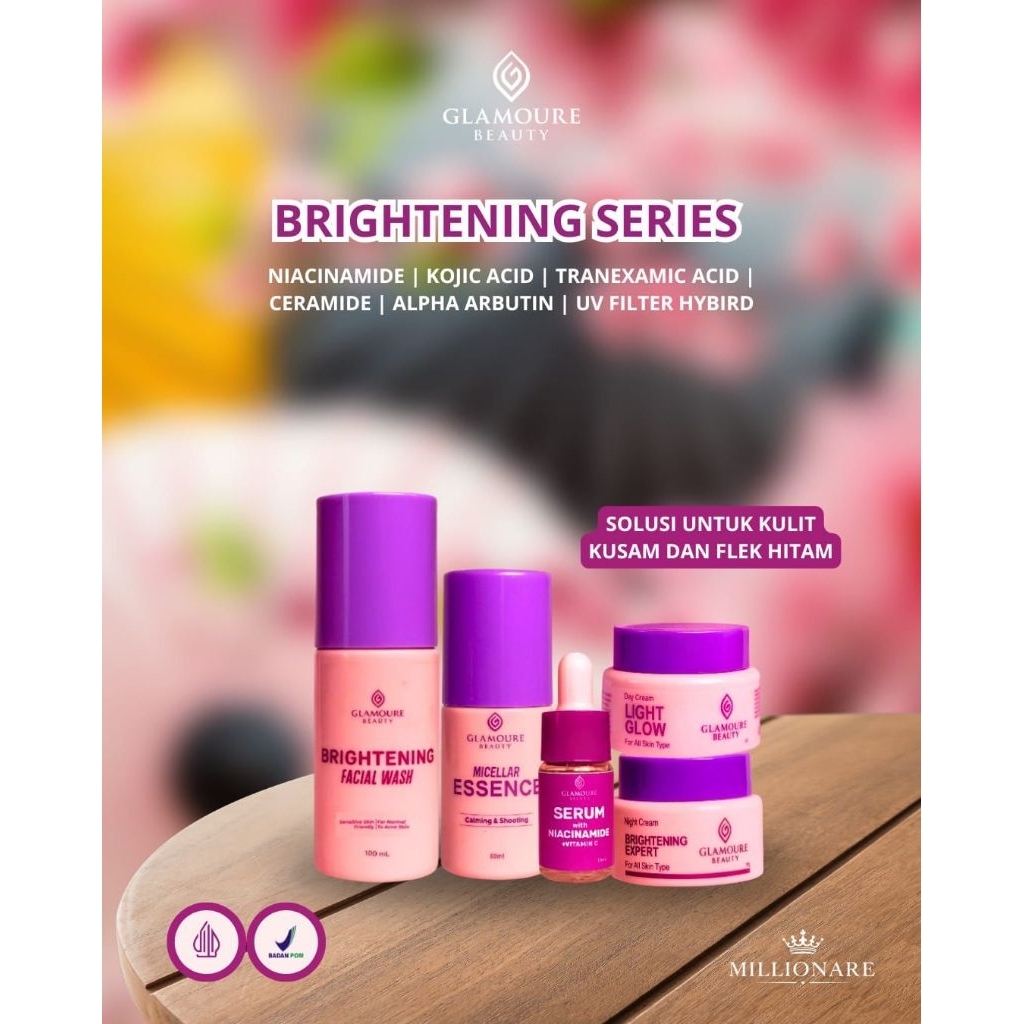 GLAMOUR SKINCARE - GLAMOUR BEAUTY - GLAMOUR BEAUTE  SKINCARE - GLAMOUR PAKET WHITENING