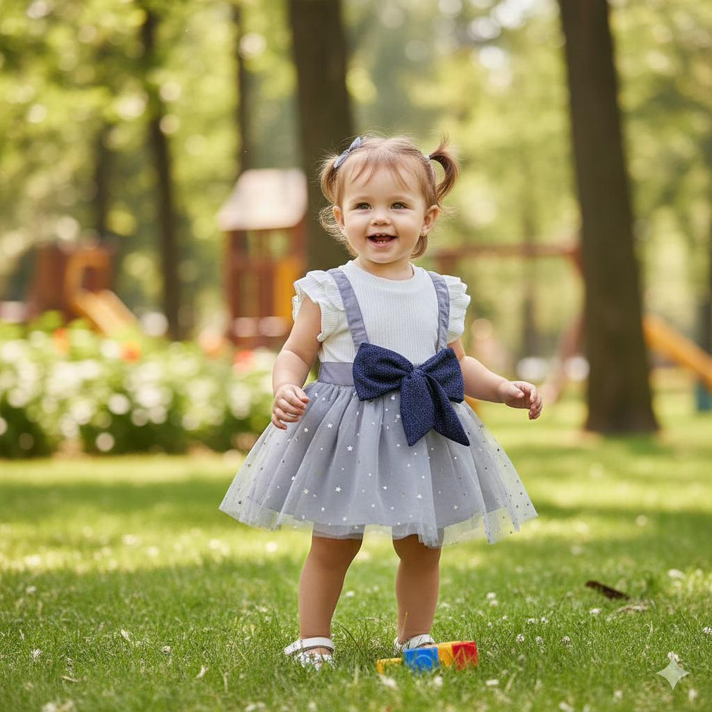 Dress Anak Perempuan Korean Style Kotak-Kotak Pink Putih | Gaun Pesta Casual Lucu Import Premium