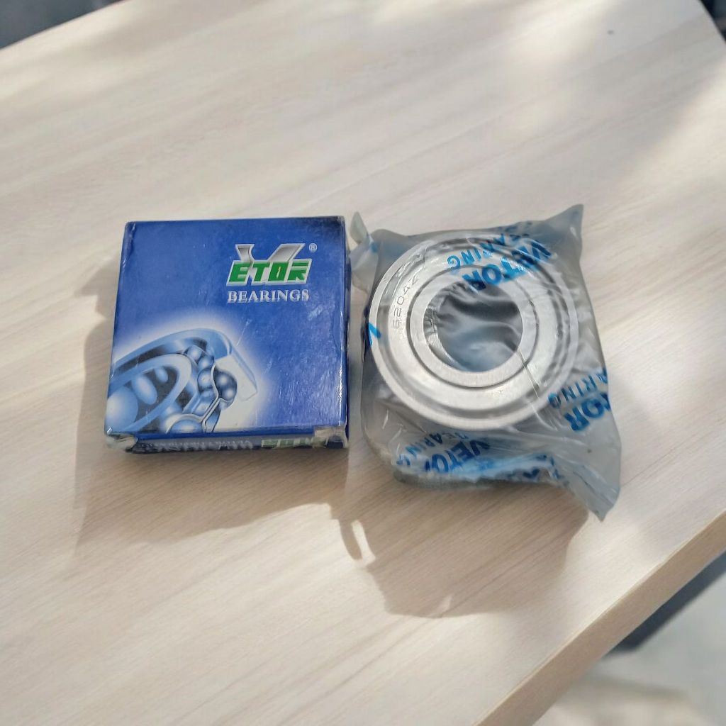 klaker roda becak gerobak laher bearing 6204 RRT