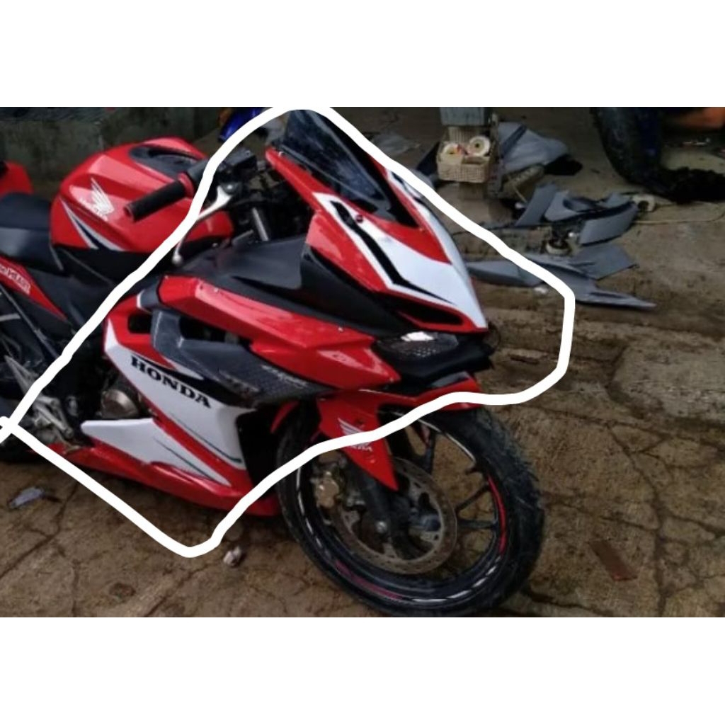 fairing full depan dan samping, cbr150 k45g k45n ,model cbr250rr
