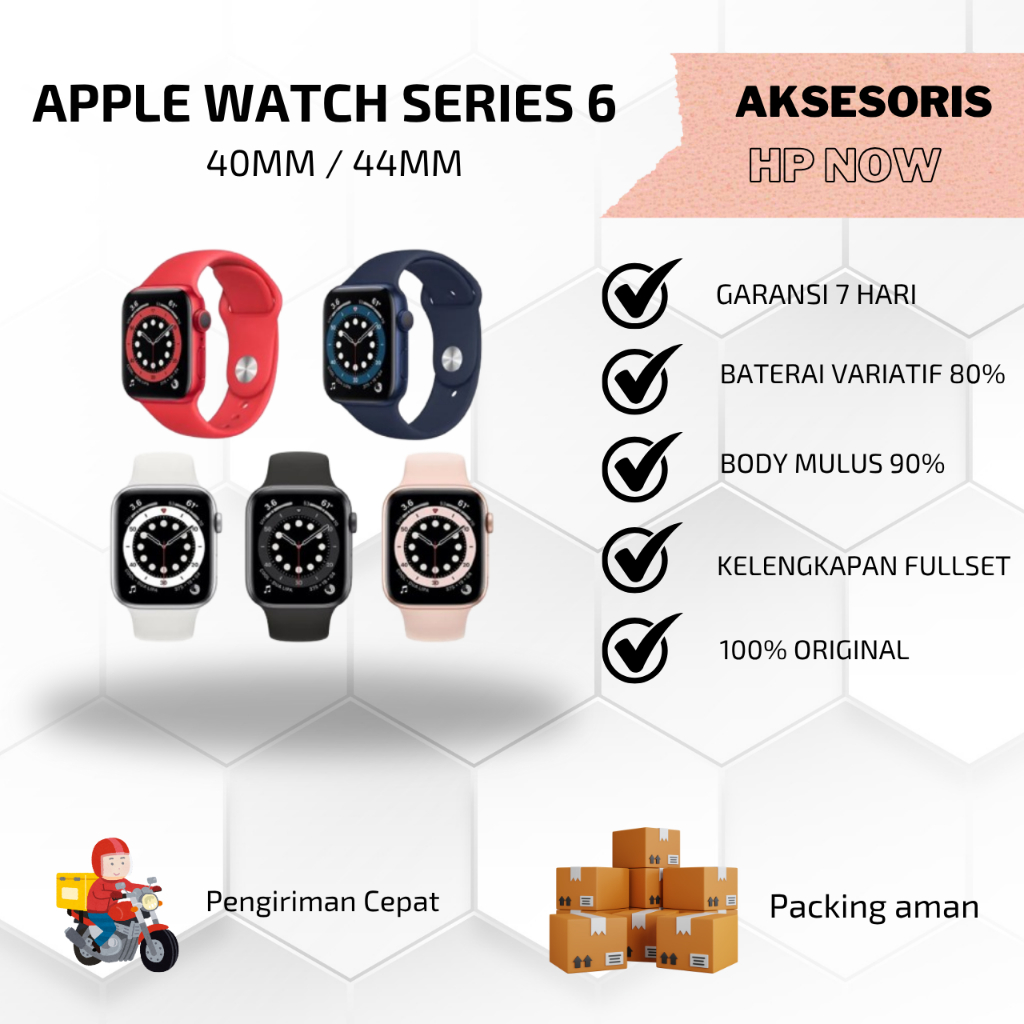 Apple Watch / iWatch Series 6 40MM 44MM Second ORIGINAL - AHN