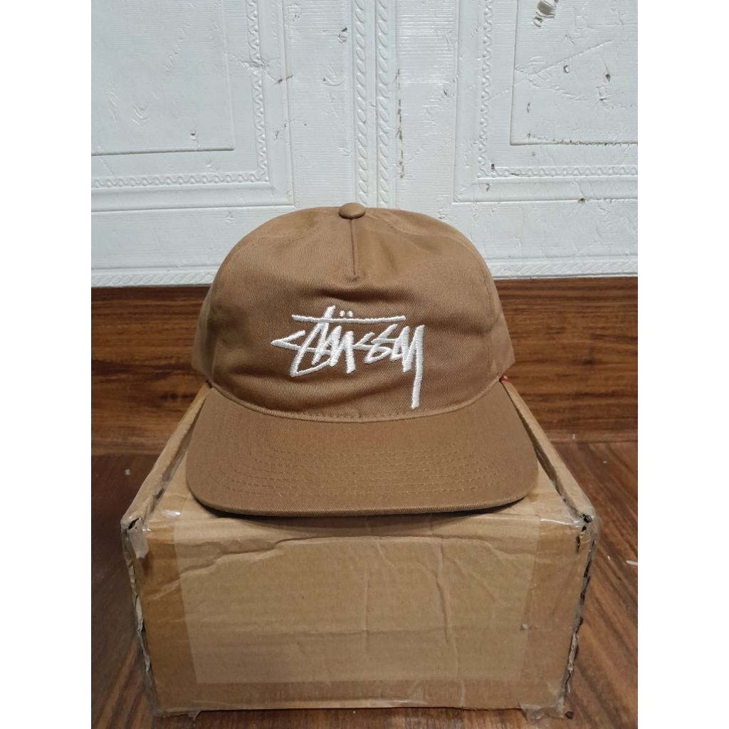 STUSSY - BIG STOCK CAPS - BROWN