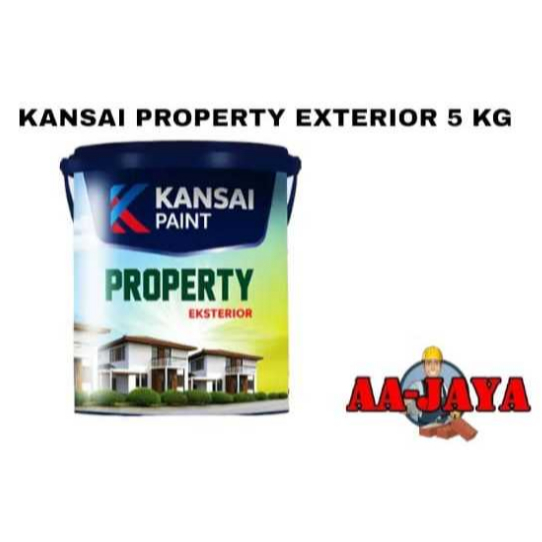 Cat Tembok Kansai Property Cat Exterior 5kg putih + Warna Pastel