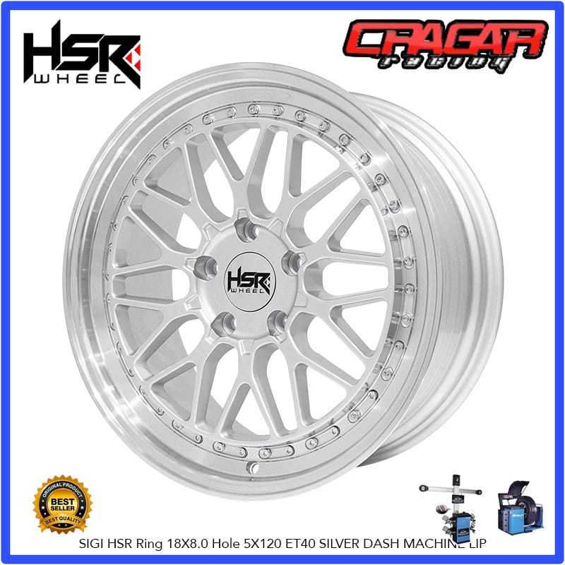 Velg Mobil Hsr Sigi R18 Hole 5x120 Buat Bmw f30 Bmw F10 Bmw E46 Dll