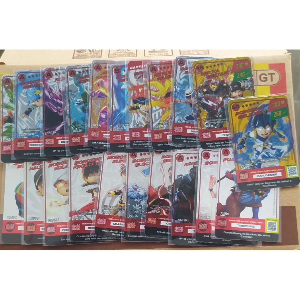 Boboiboy Galaxy X Choki-Choki TCG