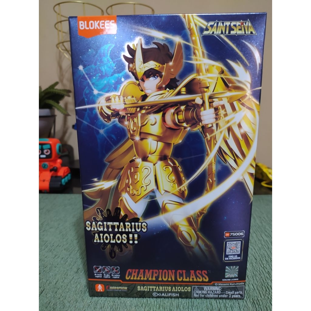 Blokees Saint Seiya Champion Class Sagitarius Aiolos New
