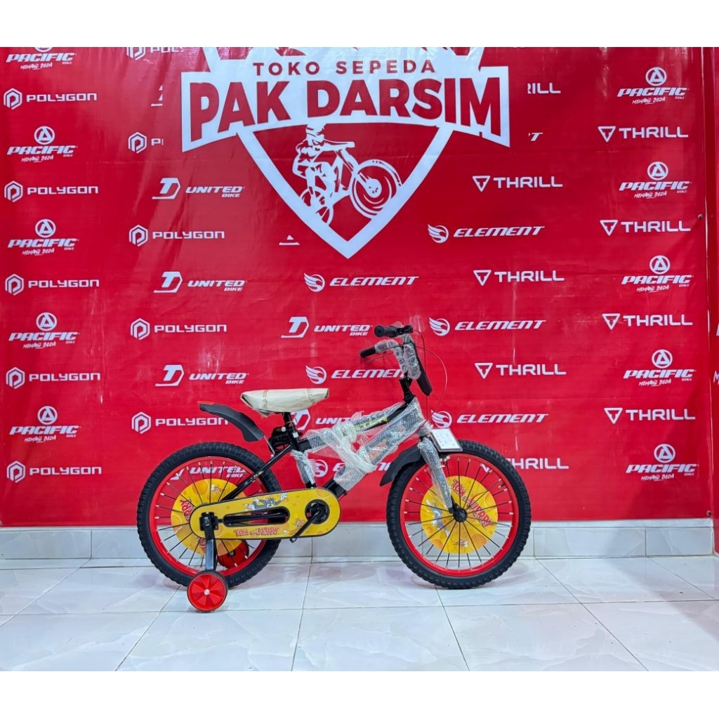 Sepeda BMX 18 Inc Foster Karakter angry bird