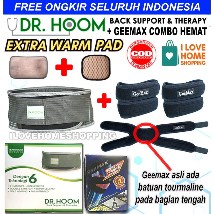 GEEMAX BONUS DR HOOM BACK PAKET HEMAT BUNDLING / GEENOO